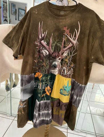 patchwork tshirt dress🍂